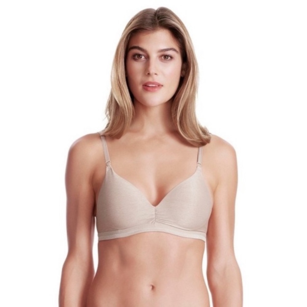 Warner's Simply Perfect Wire Free With Lift‎ Cooling Toasted Almond Bra Size 38C